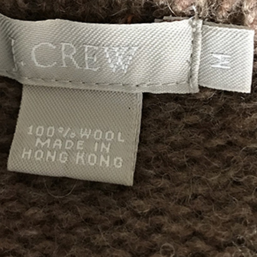 J. Crew Ribbed Collar Pure Wool Knit Sweater M - Picture 8 of 8
